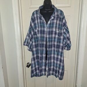 King size button-down shirt
